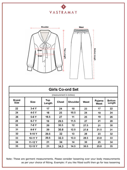 Girl's' White Co-Ords